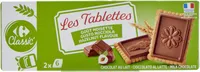 Les Tablettes GOÛT NOISETTE CHOCOLAT AU LAIT