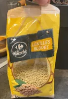 Lentilles blondes