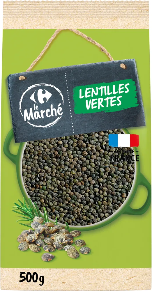 Lentilles vertes