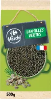 Lentilles vertes