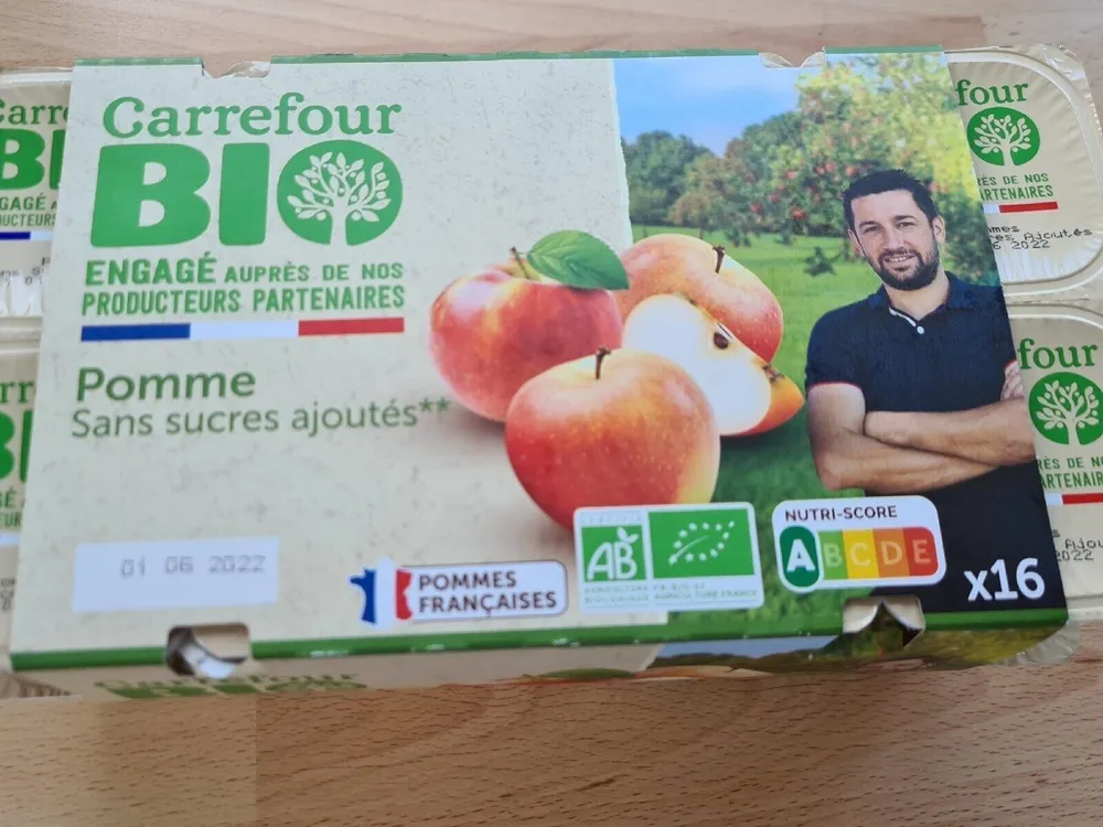 Pomme Sans sucres ajoutés**