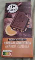 Noir orange confite
