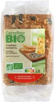 Crackers emmental y pipas de calabaza bio