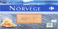 Saumon fumé élevé en Norvège