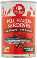 Pilchards sardines a la tomate