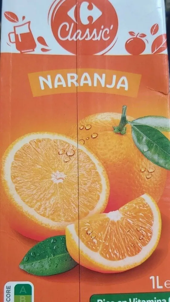Naranja sin pulpa