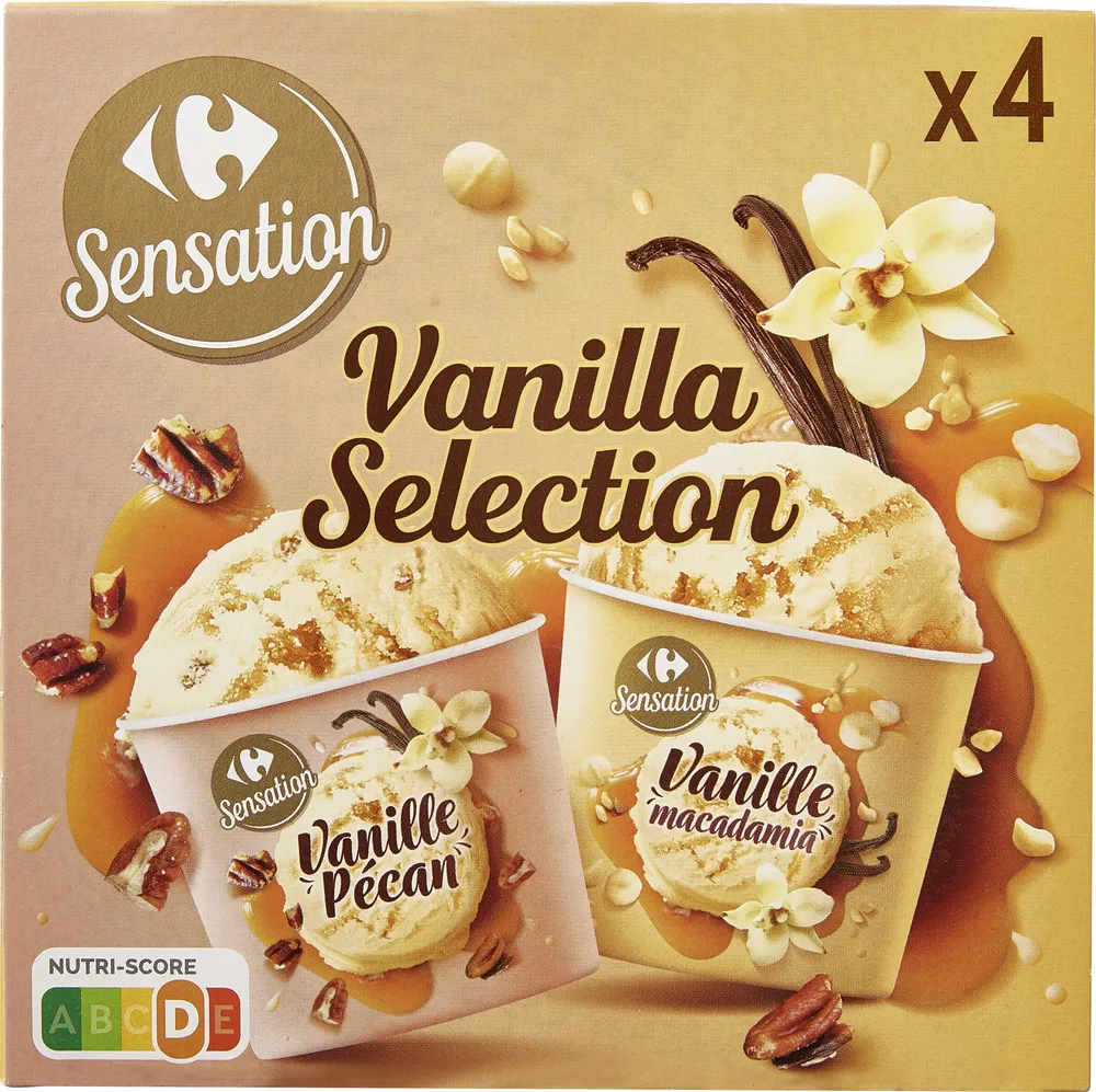 Vanilla selection (Vanille pécan & macadamia)