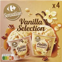 Vanilla selection (Vanille pécan & macadamia)