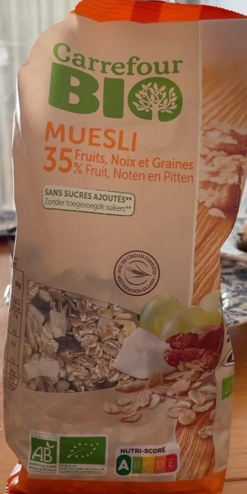 Muesli 35 fruits, noix et graines