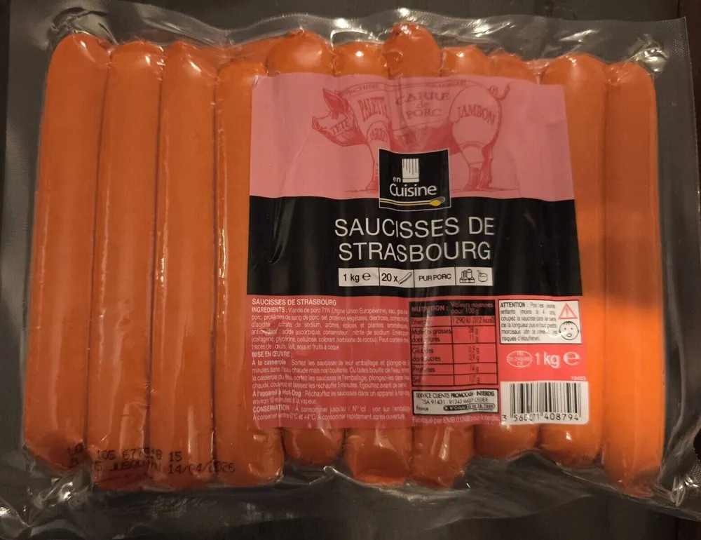 Saucisses de Strasbourg