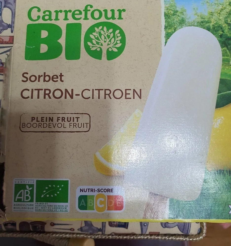 Sorbete de limon