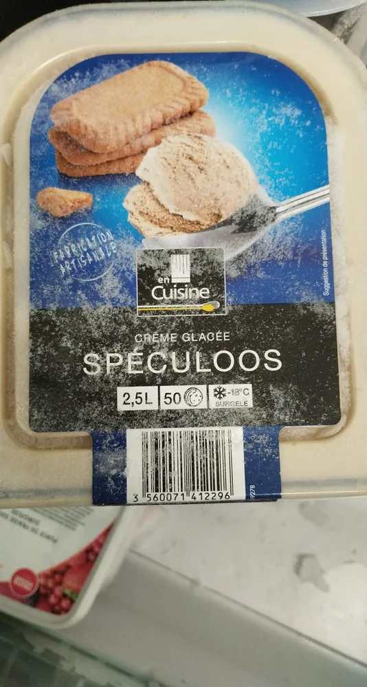 Crème glacée spéculoos