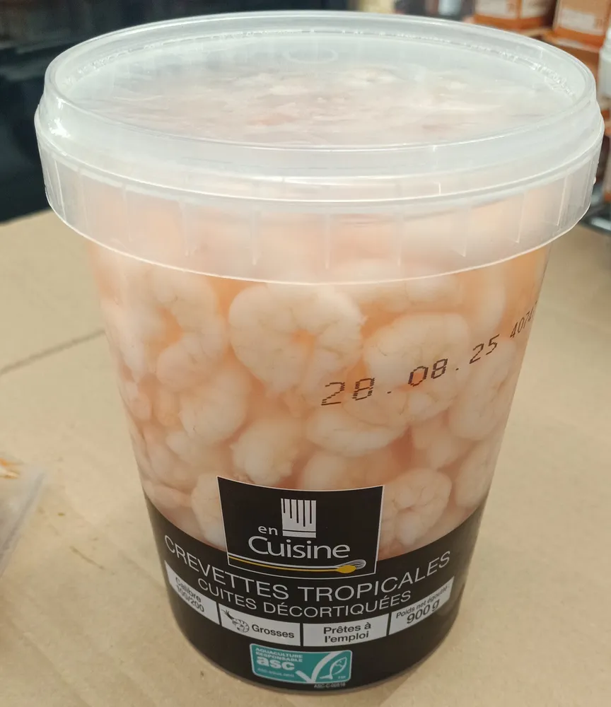 Crevettes tropicales