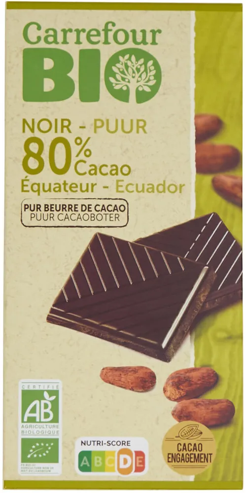 NOIR 80% Cacao Equateur