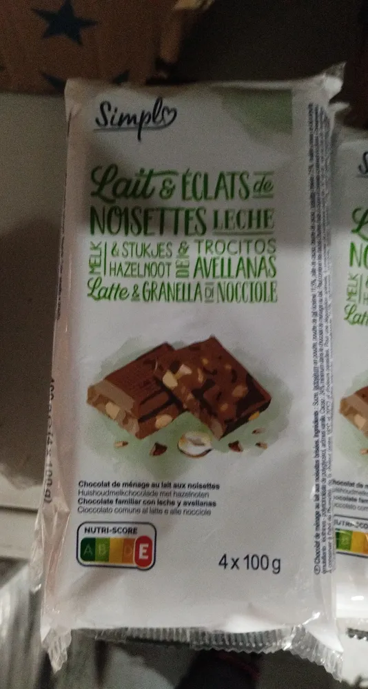 Lait & éclats de Noisettes