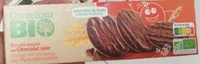 Biscuits nappés au Chocolat noir