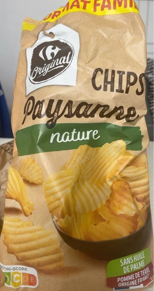 Chips paysanne nature