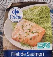 Filet de saumon purée de brocolis