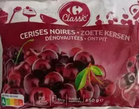 Cerises noires Dénoyautées