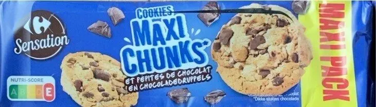COOKIES MAXI CHUNKS* ET PÉPITES DE CHOCOLAT *Gros morceaux de chocolat