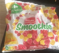 Fruits pour smoothie mangue-framboise