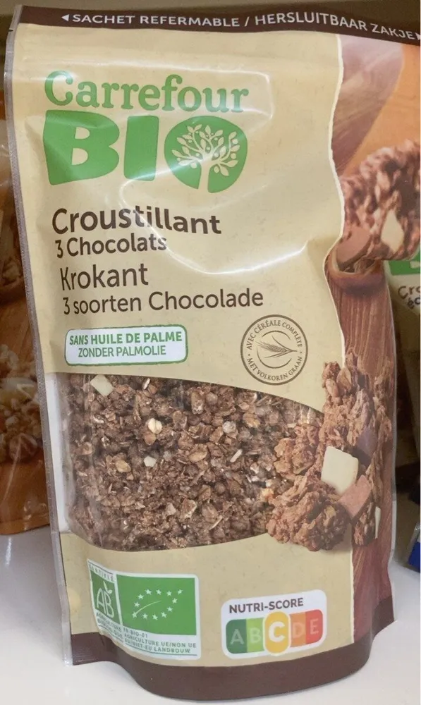 Croustillant 3 chocolats