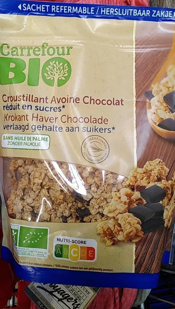 Croustillant avoine chocolat