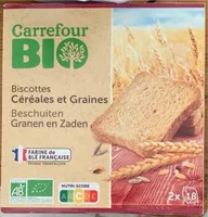 Biscottes céréales et graines
