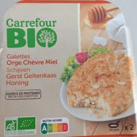 Galettes Orge Chèvre Miel