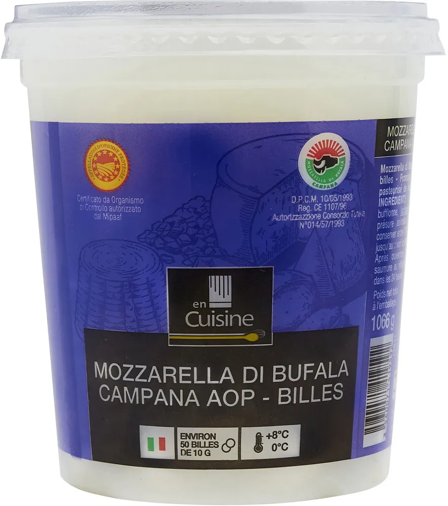 Mozzarella di Bufala Campana AOP - Billes