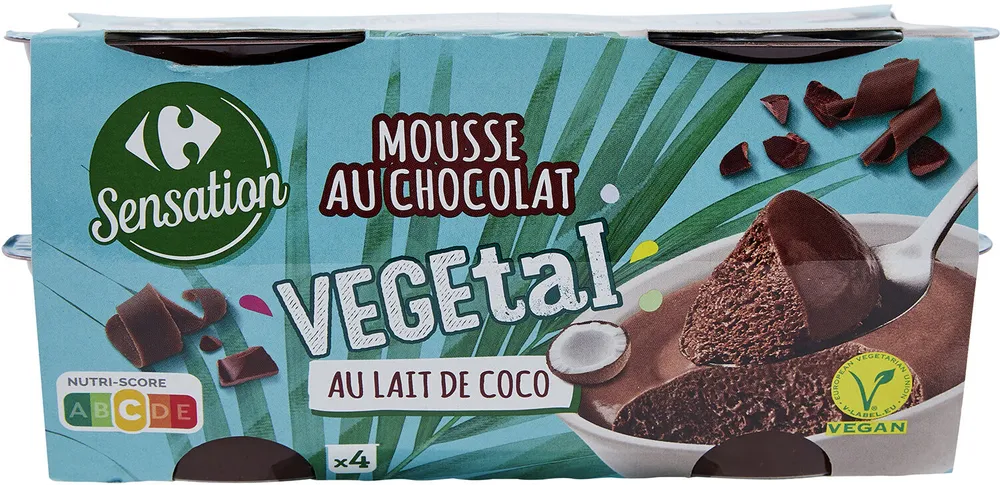 MOUSSE AU CHOCOLAT VEGEtal