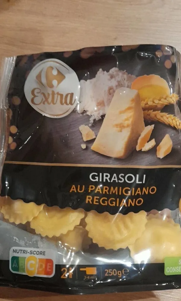 Girasoli ricotta et parmigiano reggiano