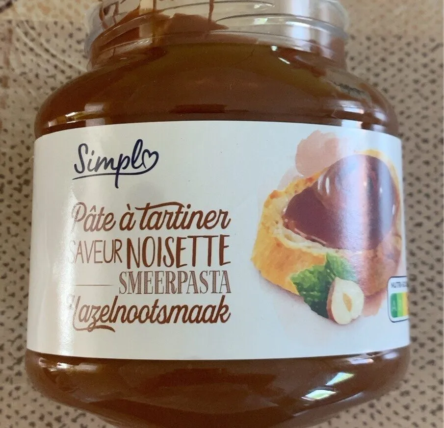 Pâte à tartiner saveur noisette