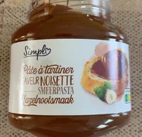 Pâte à tartiner saveur noisette