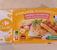 8 Feuilletés Jambon Emmental