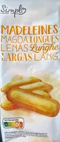 Madeleines longues