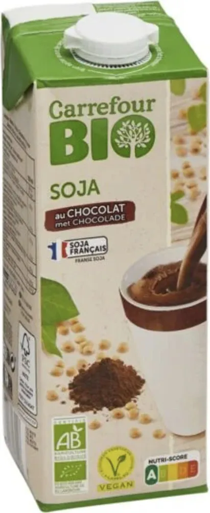 Boisson au soja au chocolat