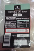 Amandes entières décortiquées