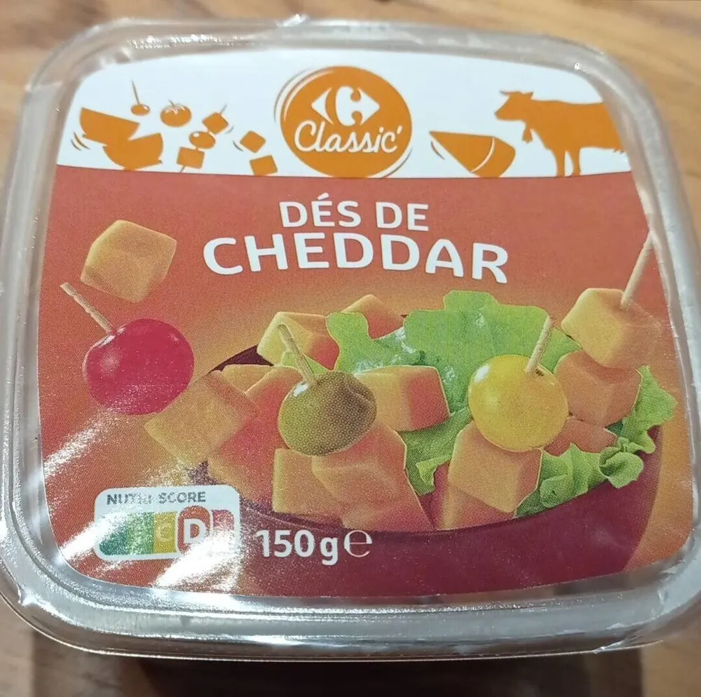 Dés de cheddar