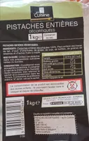 Pistaches entières décortiquées