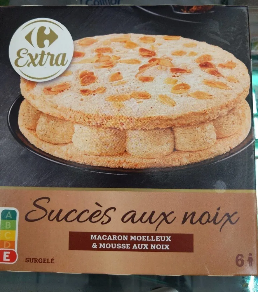 Succès aux noix Macaron moelleux & mousse aux noix