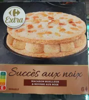 Succès aux noix Macaron moelleux & mousse aux noix