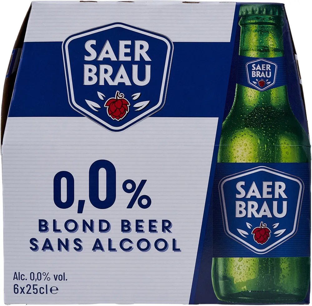 Saer brau 0,0% blond beer