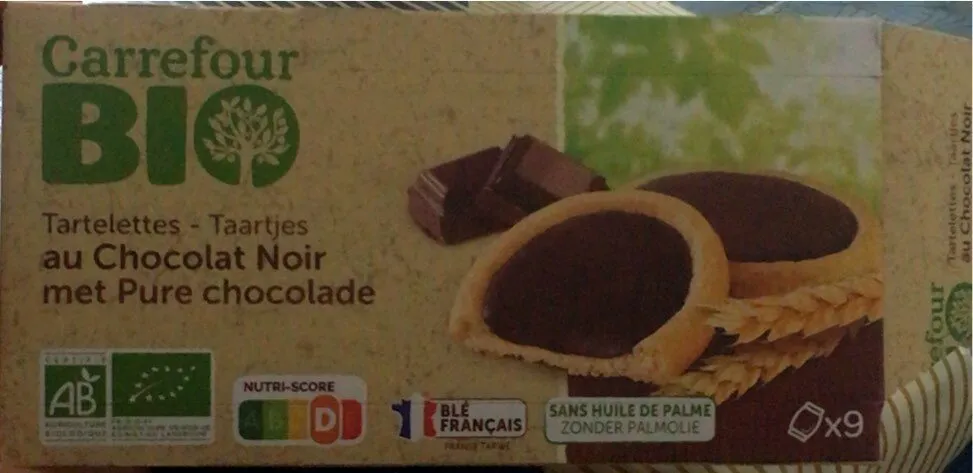 Tartelettes au Chocolat noir