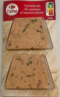 Terrine au saumon et saumon fumé