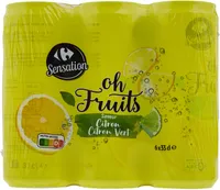 Oh Fruits Saveur Citron Citron Vert