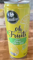 Oh Fruits Saveur Citron Citron Vert