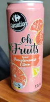 Oh Fruits Saveur Pamplemousse Citron