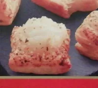 100 Mini feuilletés apéritifs Courgette basilic Légumes curry Fromage Champignon Epinard ricotta Tomate Chèvre Saumon