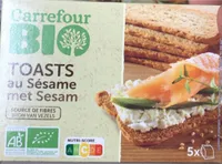 Toast au sésame